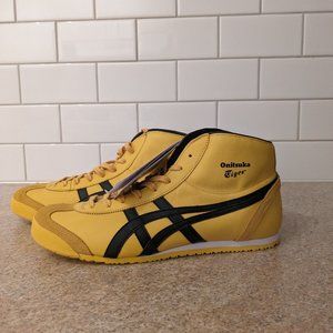 ASICS Mexico Mid Runner, ONITSUKA TIGER brand, Tai Chi Yellow/Black
